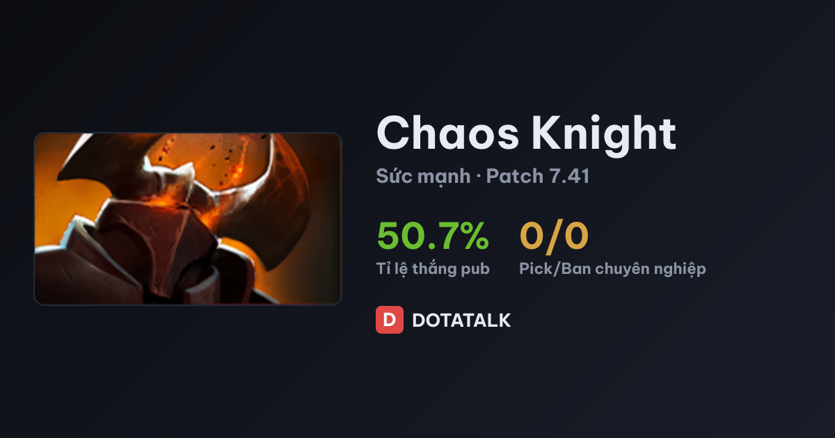 Thẻ chỉ số Chaos Knight