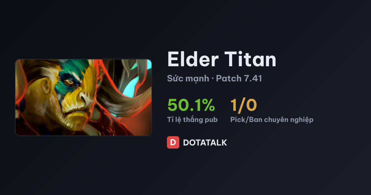 Thẻ chỉ số Elder Titan