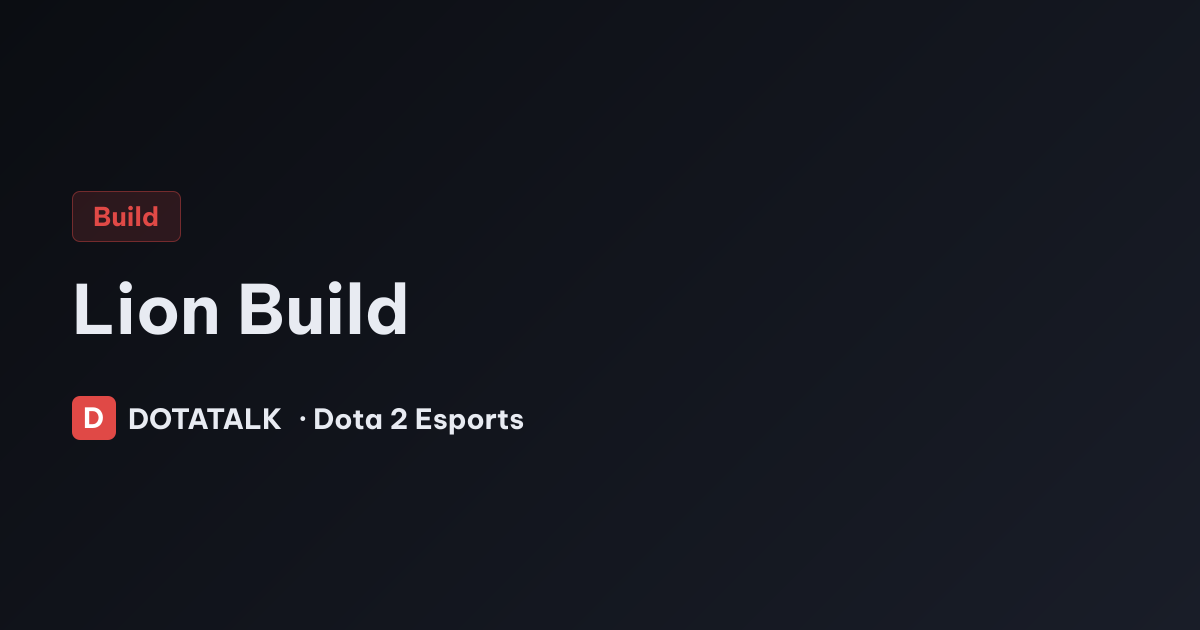 Thẻ chủ đề Lion Build