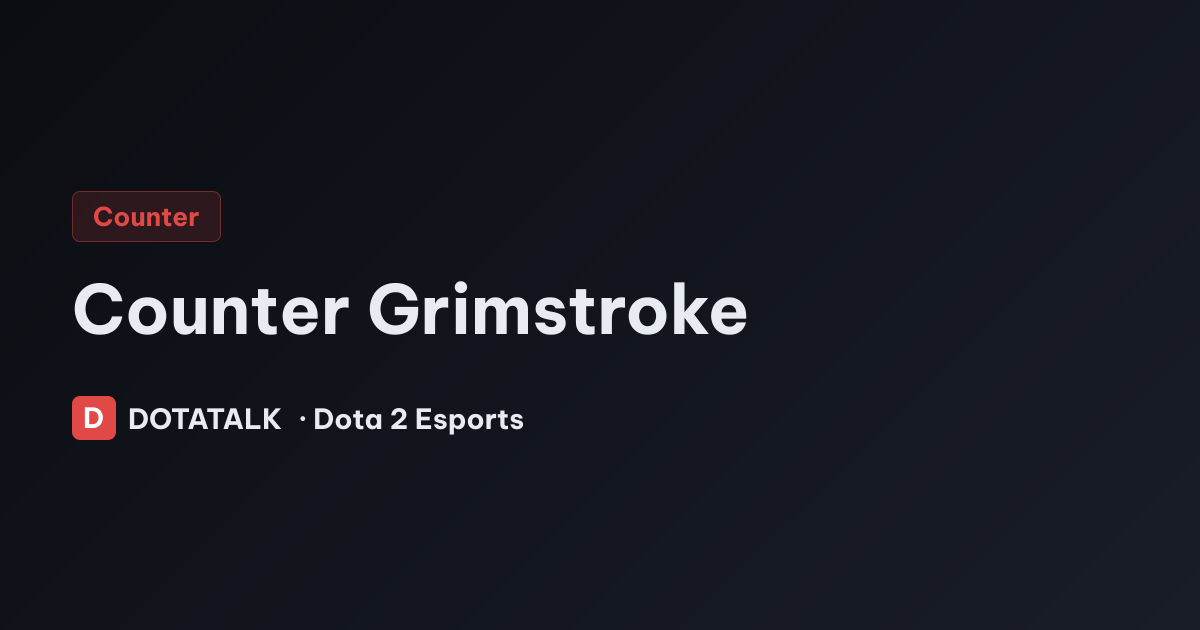 Counter Grimstroke