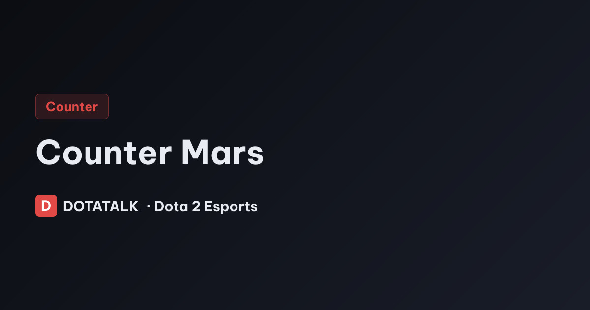 Counter Mars