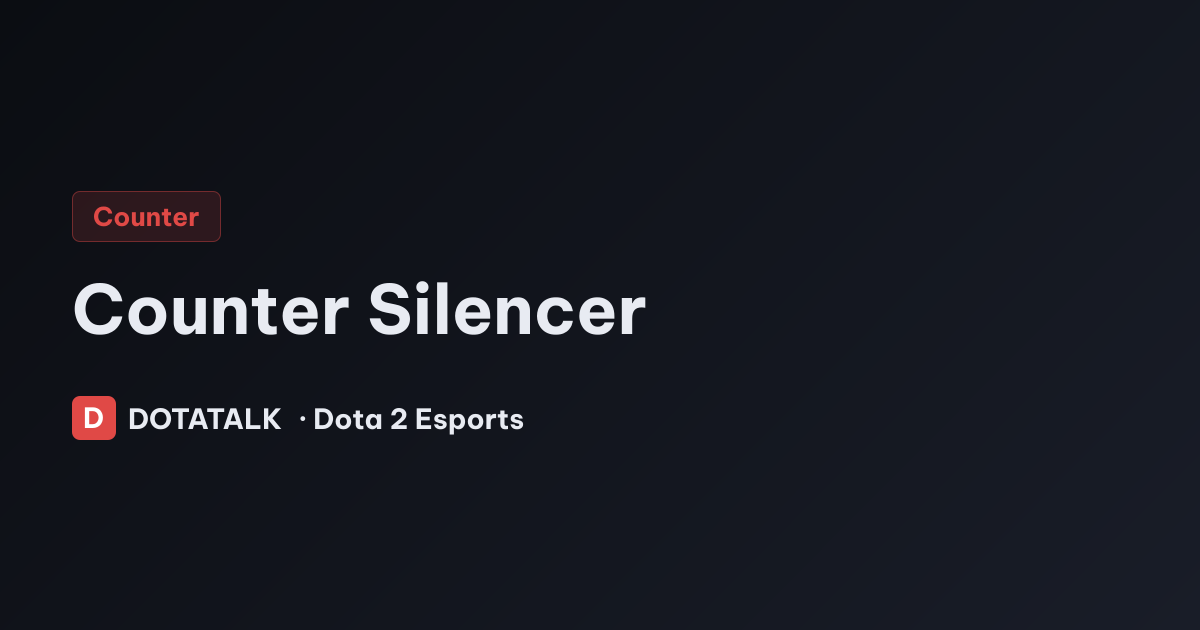 Counter Silencer