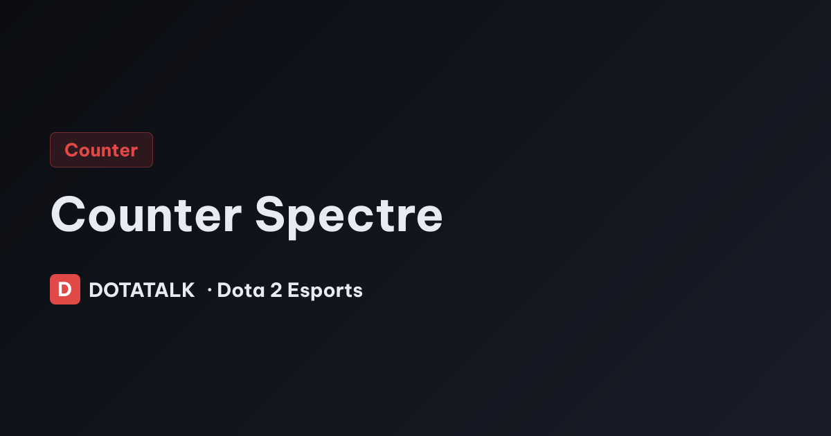 Chủ đề Counter Spectre